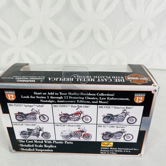 Maisto Harley Davidson DieCast 1:18 Series 12 - 2001 FXDL‎ Dyna Low Rider - Picture 4 of 8
